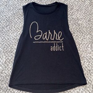 Barre addict women’s tank top/muscle tee